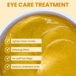 Buy Azah Under Eye Patches for Dark Circles with 24k Nano Gold | Pack of 60 Eye Cooling Gel Pads - Purplle