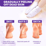 Buy Azah Exfoliating Foot Mask | Peeling Mask for Cracked Feet | Dead Skin Remover |Pack of 2 | Lavender - Purplle