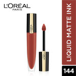 Buy L'Oreal Paris Rouge Signature Matte Liquid Lipstick, 144 I Conquer 7ml - Purplle