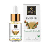 Buy Good Vibes Argan With 24K Gold Facial Oil (10 ml) - Purplle
