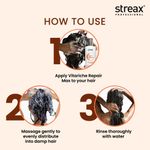 Buy Streax Professional Vitariche Care Repair Max Shampoo For Dry, Damaged Hair, (1500 ml) - Purplle