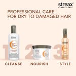 Buy Streax Professional Vitariche Care Repair Max Shampoo For Dry, Damaged Hair, (1500 ml) - Purplle