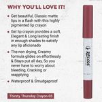 Buy Recode Lip Crayon- 05- Thirsty Thursday - Purplle