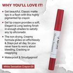 Buy Recode Lip Crayon- 09- White Sensation - Purplle