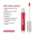 Buy Recode Selfie Matte Liquid Lipstick-04-Wednesday - 10 ml - Purplle