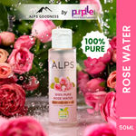 Buy Alps Goodness 100% Pure Rose water (50 ml) - Purplle