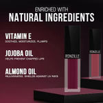 Buy Ronzille Lightweight Duo Liquid Lipstick Infused with Jojoba oil and Vitamin E -08,03 - Purplle