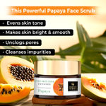 Buy Good Vibes Papaya Even Skin Tone Face Scrub 50g - Purplle