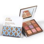 Buy Just Herbs 9 in 1 Eyeshadow Palette Long Wearing And Easily Blendable Eye Makeup Palette - Day Palette - Purplle
