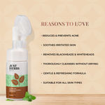 Buy Just Herbs Tea Tree Mint Acne Foaming Face Wash for Acne & Blackheads, Suitable for Men & Women 100 ml - Purplle