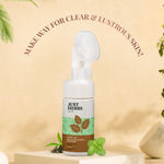 Buy Just Herbs Tea Tree Mint Acne Foaming Face Wash for Acne & Blackheads, Suitable for Men & Women 100 ml - Purplle