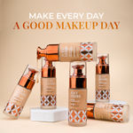 Buy Just Herbs 12 Hours Full Coverage Serum Foundation SPF 30+ With Rosehip Oil And Rice Starch, Natural -30 ml - Purplle