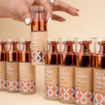 Buy Just Herbs 12 Hours Full Coverage Serum Foundation SPF 30+ With Rosehip Oil And Rice Starch, Natural -30 ml - Purplle