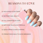 Buy Just Herbs Nail Polish 21 Chemical Free Formula, Quick Dry, Glossy, Sage Green-6 ml - Purplle
