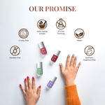 Buy Just Herbs Nail Polish 21 Chemical Free Formula, Quick Dry, Glossy, Sage Green-6 ml - Purplle