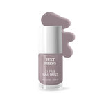 Buy Just Herbs Nail Polish 21 Chemical Free Formula, Quick Dry, Glossy, Charcoal Grey -6 ml - Purplle