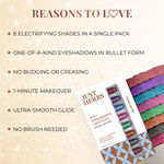 Buy Just Herbs 8 In 1 Herbal Metallic-Shimmer Finish, Long Lasting Eye Shadow Lidstick , Herbi Wore -12 gm - Purplle