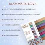 Buy Just Herbs 8 In 1 Herbal Metallic-Shimmer Finish, Long Lasting Eye Shadow Lidsticks , Infinity & Beyond - 12 gm - Purplle