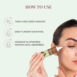 Buy Just Herbs Nourishing Under Eye Gel Cream for Dark Circles with Cucumber & Green Tea - 20 gm - Purplle