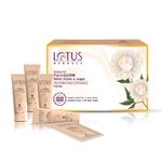 Buy Lotus Herbals Radiant PartyGLOW White Peony & Argan Oil Detanning Facial Kit | 5 Easy Steps | Paraben Free | Salon Grade | All Skin Types | Pack of 4 | 228g - Purplle