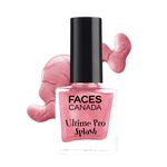 Buy FACES CANADA Ultime Pro Splash Nail Enamel - Blush 105 (8 ml) | Quick Drying | Glossy Finish | Long Lasting | No Chip Formula | High Shine Nail Polish For Women | No Harmful Chemicals - Purplle