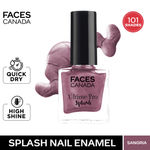Buy FACES CANADA Ultime Pro Splash Nail Enamel - Sangria 156 (8ml) | Quick Drying | Glossy Finish | Long Lasting | No Chip Formula | High Shine Nail Polish For Women | No Harmful Chemicals - Purplle