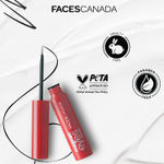 Buy FACES CANADA Magneteyes Eyeliner - Black, 3.5ml | Intense Color | Quick Drying | 24HR Long Lasting | Fine Tip Precision | Almond Oil Enriched | Waterproof | Smudgeproof - Purplle
