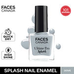 Buy FACES CANADA Ultime Pro Splash Nail Enamel - Dove 38 (8 ml) | Quick Drying | Glossy Finish | Long Lasting | No Chip Formula | High Shine Nail Polish For Women | No Harmful Chemicals - Purplle