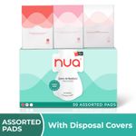 Buy Nua Complete Comfort Assorted Pads - (with Disposal Covers) - Pack of 50 - Purplle