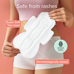 Buy Nua Ultra Thin Sanitary Pads Bulk Pack, 12 Heavy Flow 20 Medium Flow & 18 Light Flow Pads in each pack (Pack of 50 Pads) - Purplle