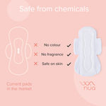 Buy Nua Ultra Thin Sanitary Pads Bulk Pack, 12 Heavy Flow 20 Medium Flow & 18 Light Flow Pads in each pack (Pack of 50 Pads) - Purplle