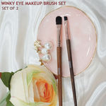 Buy GUBB Winky Eye Kit Set Of 2 Eye Makeup Brushes (Eyeliner Brush & Eyeshadow Brush) - Purplle