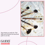 Buy GUBB Flawless Base Kit Set Of 5 Makeup Brushes (Foundation Brush, Blush Brush, Fan Brush, Buffer Brush & Powder Brush) - Purplle