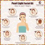 Buy Passion Indulge Pearl Light 7 Star Pro Silver Facial Kit For Skin Brightening | Spot Reduction With Lemon, Chamomile, Manjistha, Liquorice| All Skin Types | Natural|professional Kit| 7 steps - Purplle