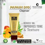 Buy Passion Indulge Papain D10 7 Star Pro Facial Kit For Anti Tan|Glowing Skin With Papaya, Tomato, turmeric, Orange, Cinnamon |SPF 15| Home Facial Kit | professional Kit | Detan Kit| 7 steps - Purplle