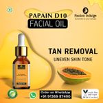 Buy Passion Indulge Papain D10 7 Star Pro Facial Kit For Anti Tan|Glowing Skin With Papaya, Tomato, turmeric, Orange, Cinnamon |SPF 15| Home Facial Kit | professional Kit | Detan Kit| 7 steps - Purplle