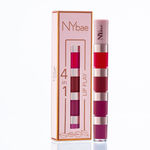 Buy NY Bae 4 In 1 Lip Play Liquid Lipstick | Lipstick Combo | Lipstick pallete | Pink & Red Lipstick | Matte Mini Lipstick | Waterproof | Lipstick Set | Lip and Cheek Tint - Rose Rush (4ml) - Purplle