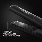 Buy IKONIC PROFESSIONAL Hair Straigtner - Glam | Black | Ceramic Tourmaline | Corded Electric | Hair Type - All | Heating Temperature - Up To 230 Degrees Celsius - 1 Pc - Purplle