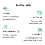 Buy mCaffeine Coffee Under Eye Cream with Free Eye Roller | Reduces Dark Circles, Puffiness and Fine Lines | With Vitamin E and White Water Lily | Natural Aroma | 30ml - Purplle