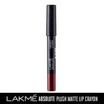 Buy Lakme Absolute Plush Matte Lip Crayon 303 Foxy Brown (2.8 gm) - Purplle