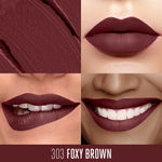 Buy Lakme Absolute Plush Matte Lip Crayon 303 Foxy Brown (2.8 gm) - Purplle