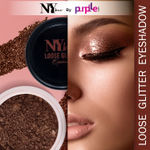 Buy NY Bae Loose Glitter Eyeshadow - Copper Brown 15 (2 gm) |Loaded With Oils & Fruit Extract | Rich Colour | Long lasting | Easy To Use | Cruelty Free - Purplle
