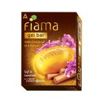 Buy Fiama Gel Bathing Bar Golden Sandalwood Oil and Patchouli with Skin Conditioners for Moisturized, Soft and Luxurious Skin, 125 gm, For All Skin Types - Purplle
