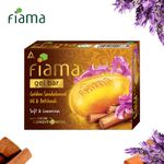 Buy Fiama Gel Bathing Bar Golden Sandalwood Oil and Patchouli with Skin Conditioners for Moisturized, Soft and Luxurious Skin, 125 gm, For All Skin Types - Purplle