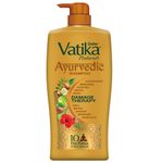 Buy Dabur Vatika Ayurvedic Shampoo| For Hair fall Control and Damage free Strong and Shiny hair - 1 L - Purplle