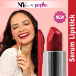 Buy NY Bae Runway Serum Lipstick - Magenta Dew (4.2 g) | Magenta | Highly Pigmented | Vitamin E & Fruit Oils | Lightweight | Non-Drying - Purplle
