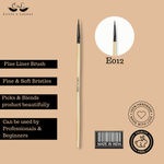 Buy Cuffs N Lashes Makeup Brushes, E012 Fine Liner Brush - 1 pc - Purplle