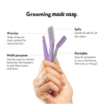 Buy Plush 3-in-1 Professional Eyebrow Grooming Kit - Purplle