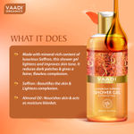 Buy Vaadi Herbals Luxurious Saffron Shower Gel (300 ml) - Purplle