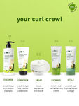 Buy Plum Avocado & Argan Curl Enhancing Creme For Curly, Wavy, Coily Hair with Argan Oil, Shea Butter, Algae Oil - Purplle